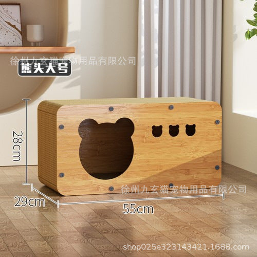 🐱Cat scratching board house
