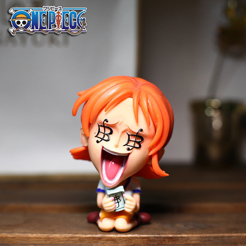 One Piece Big Head GK sitting doll