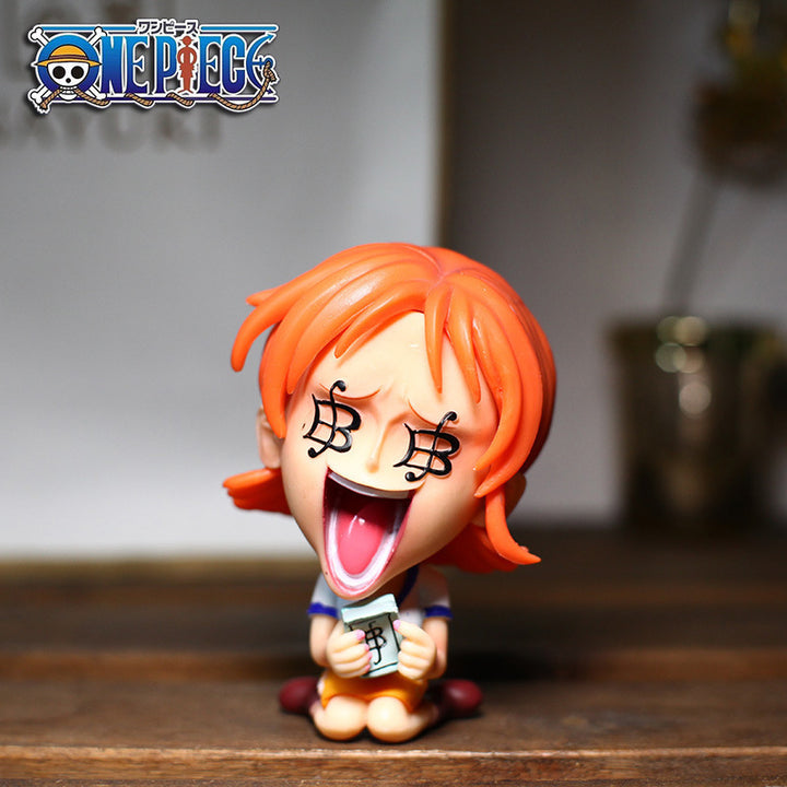 One Piece Big Head GK sitting doll