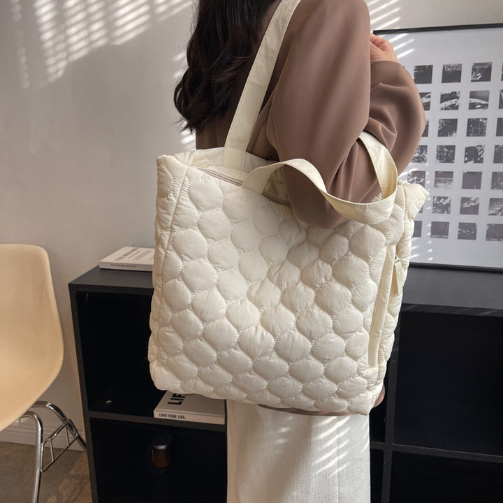 Korean quilted portable lunch bag