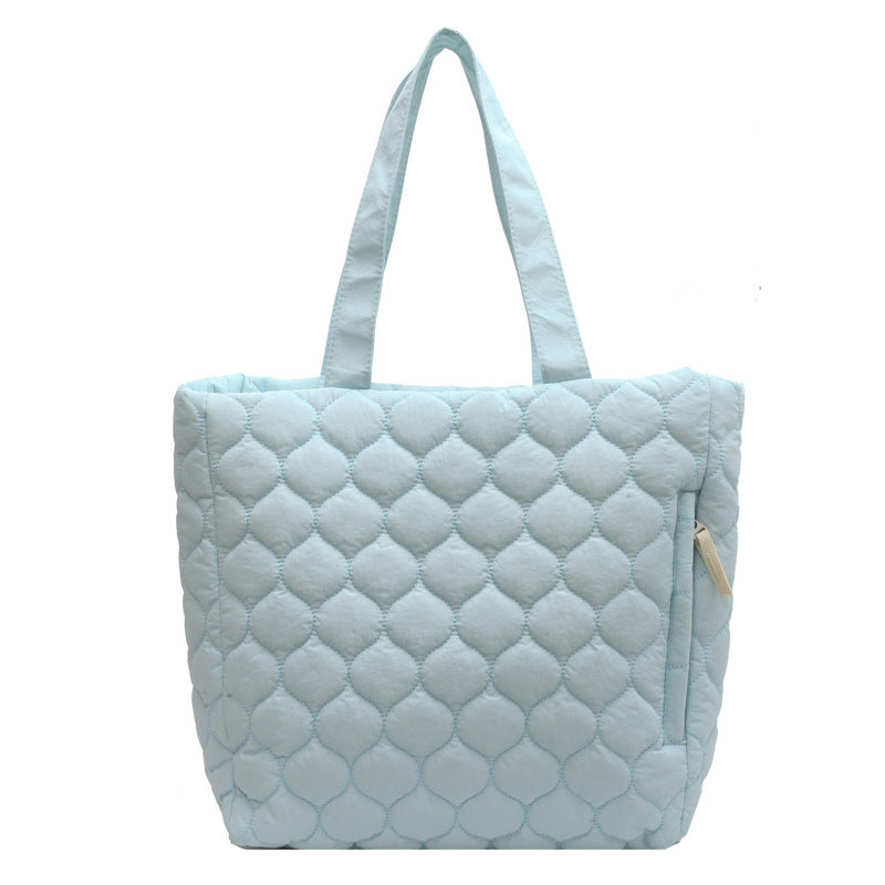 Korean quilted portable lunch bag