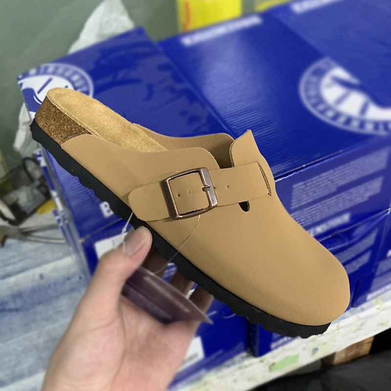 Cowhide Birkenstock Slippers