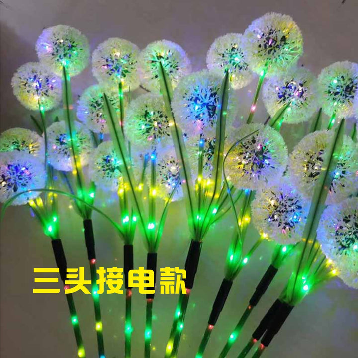 Solar dandelion ground lamp