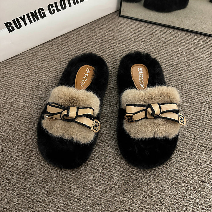 Goods fur slippers