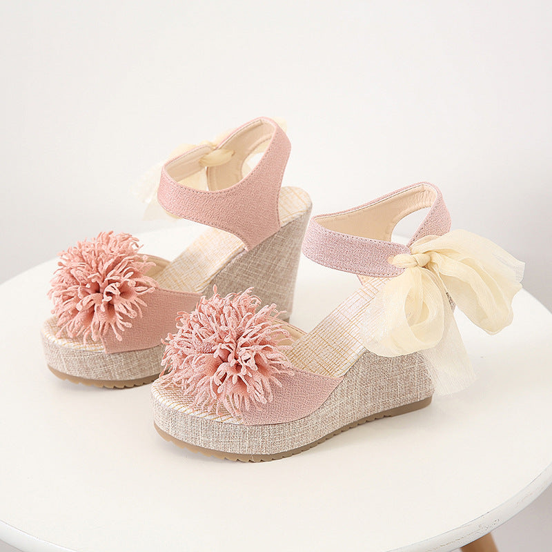 Korean version open toe casual sandals