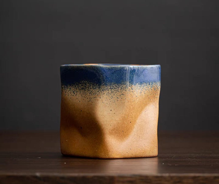 Japanese simple stoneware coffee cup