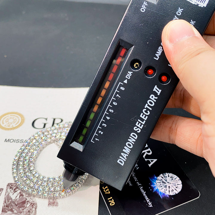 Moissanite D color 2/3/4/5mm 925 Silver Necklace