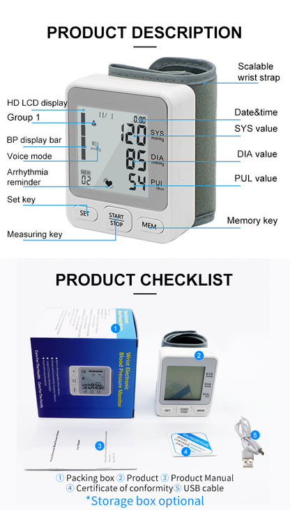 🩸Blood Pressure Measuring Instrument
