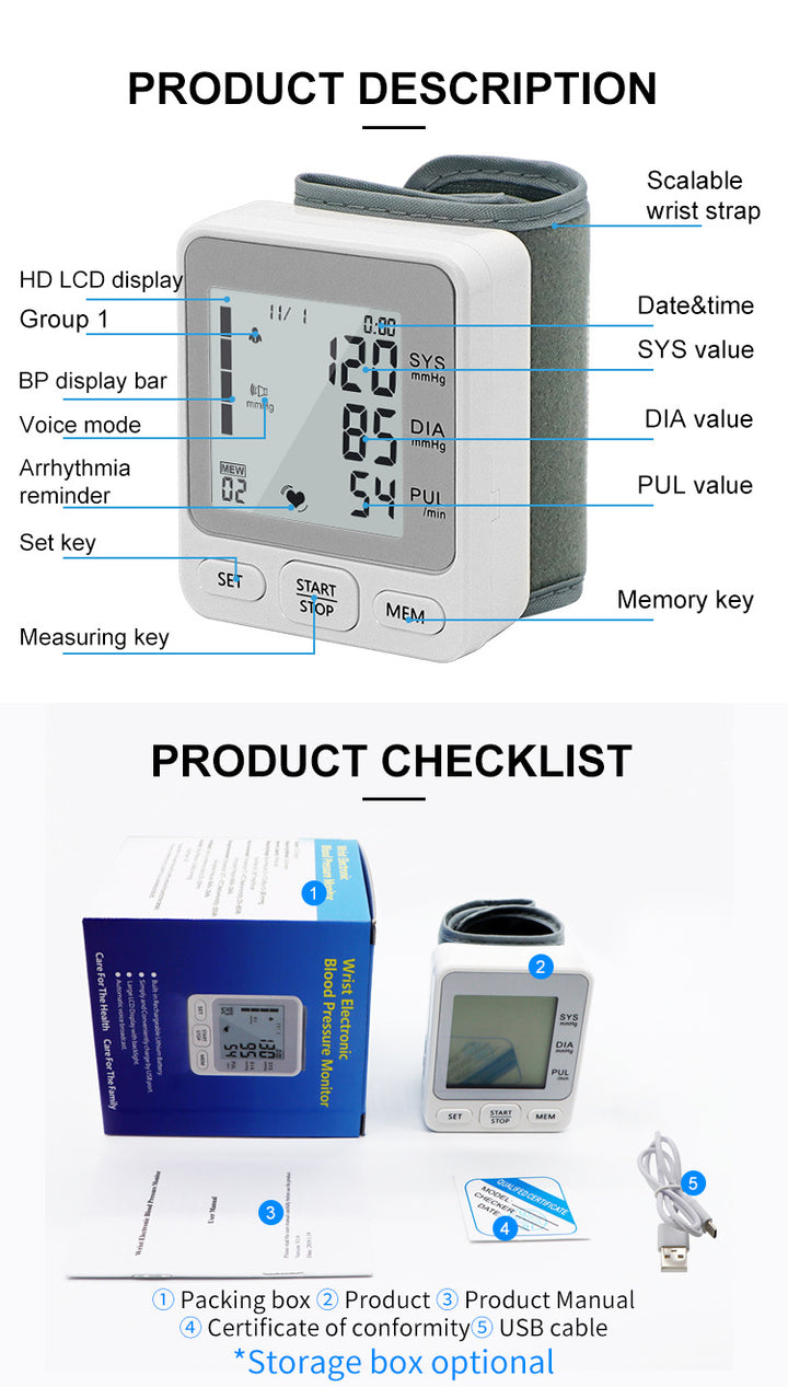 🩸Blood Pressure Measuring Instrument