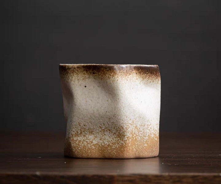 Japanese simple stoneware coffee cup