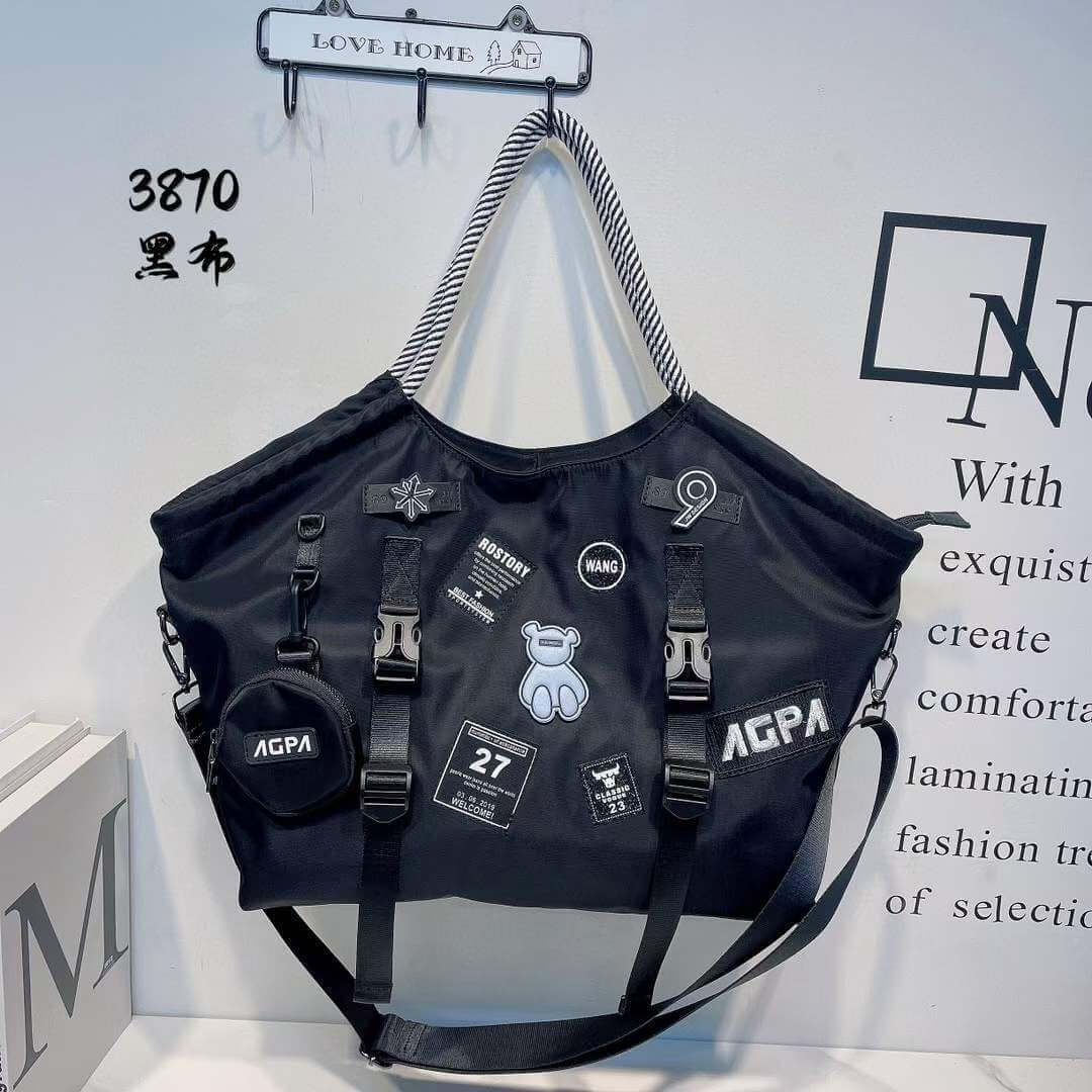 Waterproof nylon mesh shoulder bag