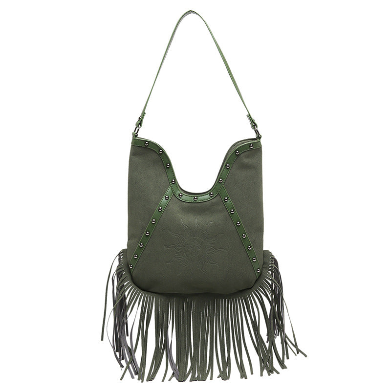 Casual personality shoulder tote bag