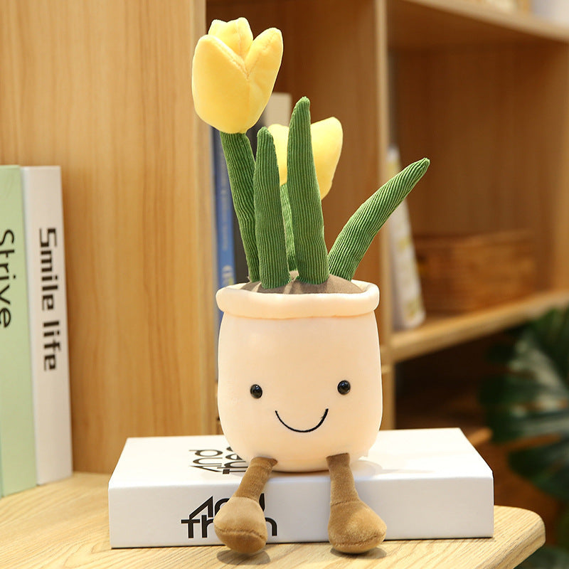 Creative home decoration simulation plant tulip🌷 plush doll