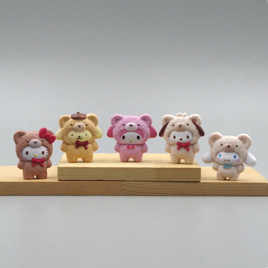Cute bear disguise Melody big-eared dog doll