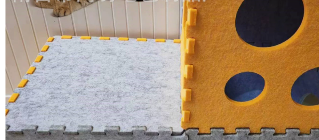 Felt cat tunnel toy house sets